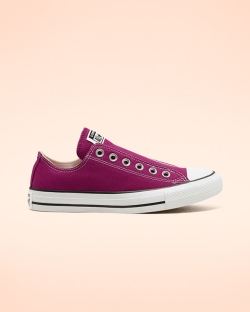 Converse Seasonal Color Chuck Taylor All Star Női Slip On Rózsaszín/Bordó | LTHXCGR-HU